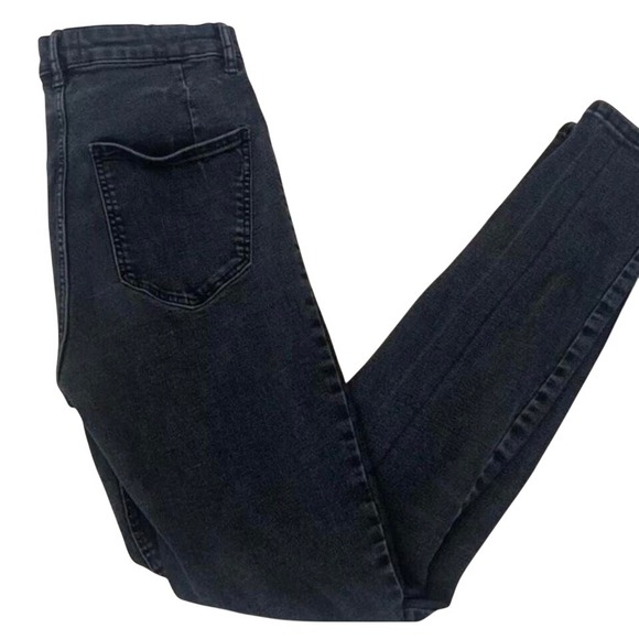 ZARA Women's High Rise Skinny Jeans Dark Wash Size 6 - Picture 8 of 8